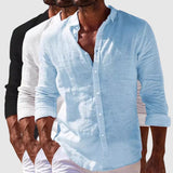 Camisa elegante de lino para Hombre