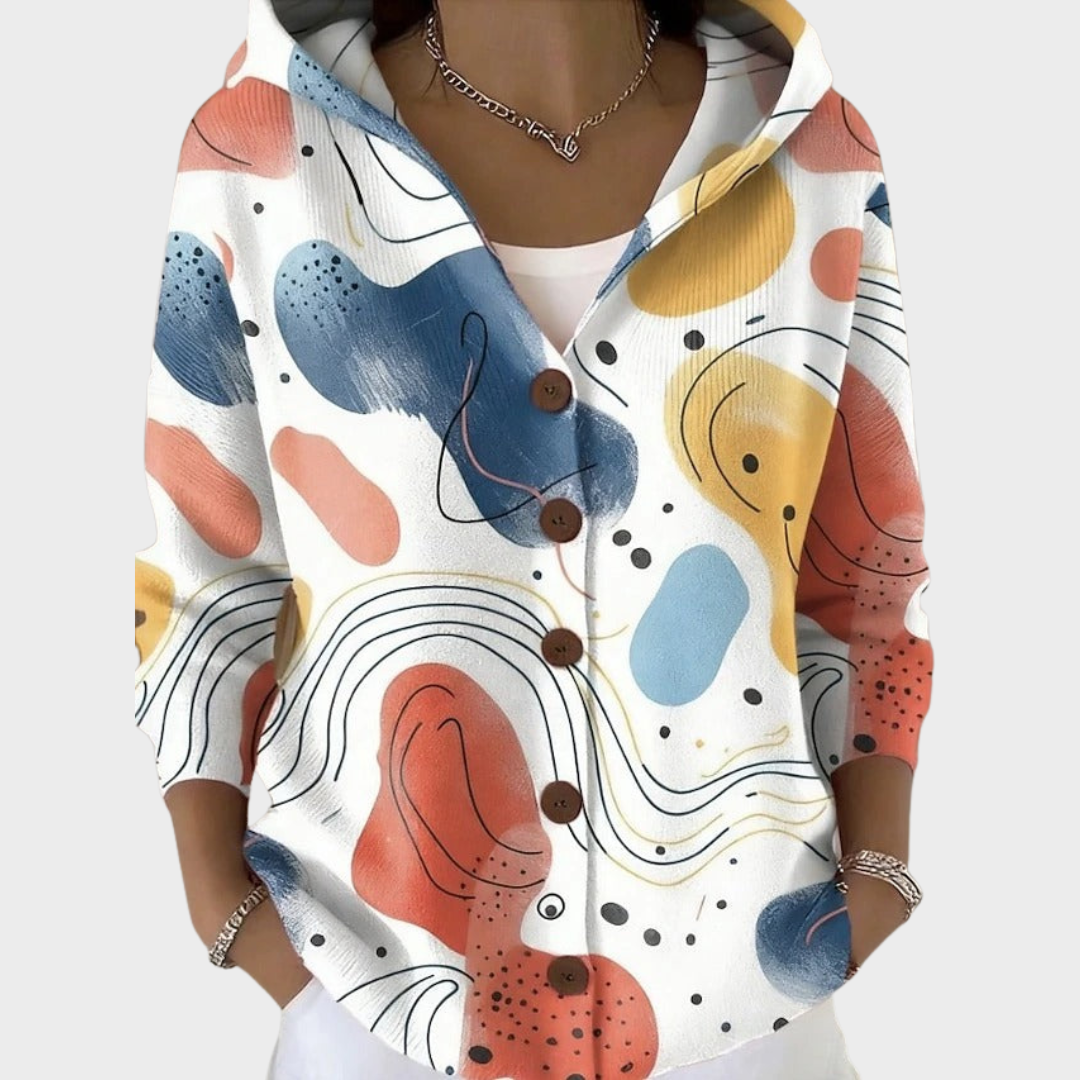 Cassidy – Varm lång cardigan – bild 4