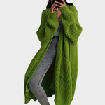 Piper – Lång flätstickad cardigan – bild 6
