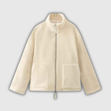 Elsie | Teddyjacka i fleece med dragkedja
