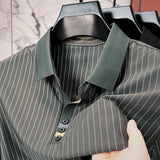 Marek - polo elegante a rayas