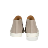 Mocasines de Ante para Hombres – Estilo Slip-On Chukka, Tacón Plano – Greige