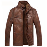 Chaqueta Masculina de Cuero de Alta Calidad