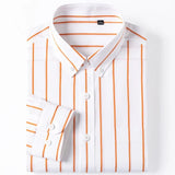 Camisa elegante de algodón para Hombre – Gris/Blanco