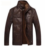 Chaqueta Masculina de Cuero de Alta Calidad