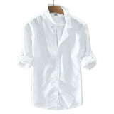 Camisa elegante de algodón premium para Hombre – Blanco