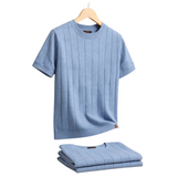 Luca - Camiseta de Lujo con Diseño Acanalado