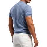 Luca - Camiseta de Lujo con Diseño Acanalado