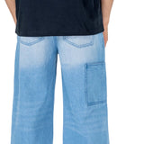 Kami - Pantalones de mezclilla anchos de estilo japonés