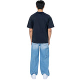 Kami - Pantalones de mezclilla anchos de estilo japonés