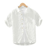 Camisa casual de algodón premium para Hombre – Marrón