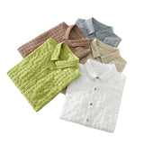 Camisa casual de algodón premium para Hombre – Marrón