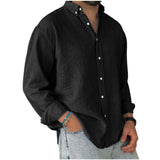 Camisa premium de algodón premium para Hombre – Negro
