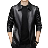 Chaqueta de Cuero Casual