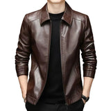 Chaqueta de Cuero Casual