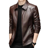 Chaqueta de Cuero Casual
