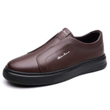 Zapatos de Cuero Slip-On
