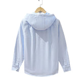 Sudadera de Lino con Capucha