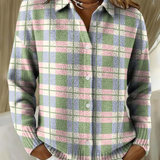 Margot | Pastellrutigt Cardigan