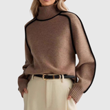 Donna | Elegant tröja med ståkrage
