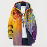 Isabelle | Kappa med abstrakt konsttryck