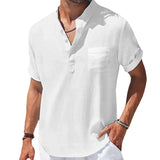 Camisa elegante de algodón premium para Hombre – Azul Oscuro
