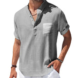 Camisa elegante de algodón premium para Hombre – Azul Oscuro