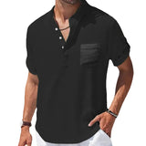 Camisa elegante de algodón premium para Hombre – Azul Oscuro