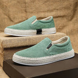 Zapatillas Slip-On de Lona Transpirables