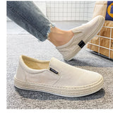Zapatillas Slip-On de Lona Transpirables