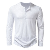 Camisa de polo de manga larga de algodón para Hombre