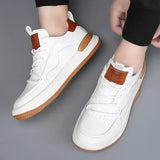 Zapatos de cuero con suela alta