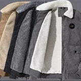 Chaqueta de Pana con Forro de Fleece