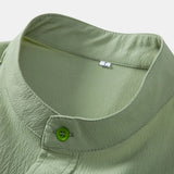 Camisa elegante de algodón premium para Hombre – Amarillo