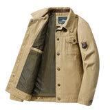 Chaqueta Cortavientos Elegante de Algodón