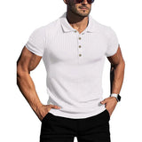 Camisa Polo Rayada Elegante