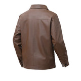 Chaqueta Bomber de Cuero Elegante