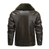 Chaqueta de Cuero Fleece