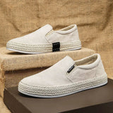 Zapatillas Slip-On de Lona Transpirables