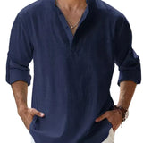 Piotr - Camisa de lino transpirable para hombre