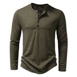 Camisa de polo de manga larga de algodón para Hombre