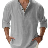 Piotr - Camisa de lino transpirable para hombre