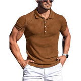 Camisa Polo Rayada Elegante