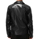 Chaqueta de Cuero Casual para Hombre