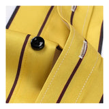 Camisa de rayas de algodón premium para Hombre – Amarillo
