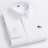 Camisa elegante de algodón para Hombre – Verde