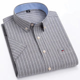 Camisa elegante de algodón para Hombre – Gris Claro