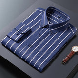 Camisa elegante de algodón premium para Hombre – Marino