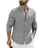 Camisa casual de lino para Hombre Esencial