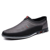 Zapatos de Cuero de Ciudad Slip-On